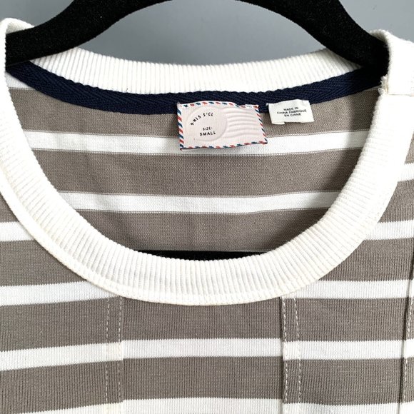 Anthropologie Postmark Peplum Top (Beige) S - Picture 4 of 7